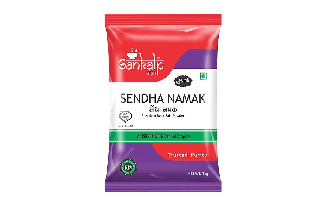 Sankalp Shri Sendha Namak Premium Rock Salt Powder   Pack  1 kilogram
